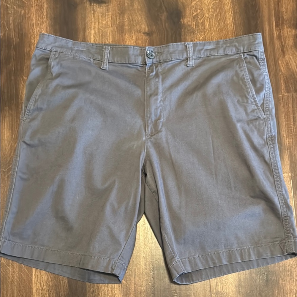 George Gray Flat Front Shorts Casual Style Size 36